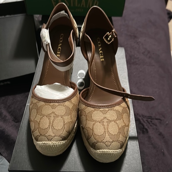 Brand New in Box Raine SIG ESPADRILLE Khaki/saddle size 11B - Picture 2 of 9